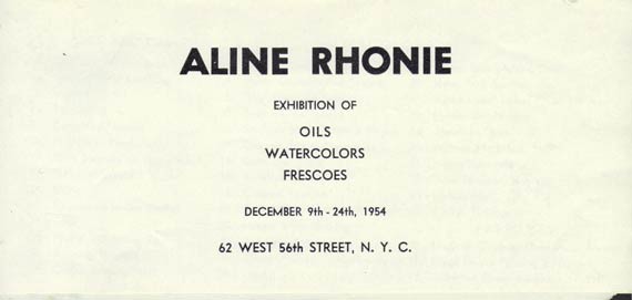 Exhibit Brochure, December 9-24, 1954 (Source: Roberts)